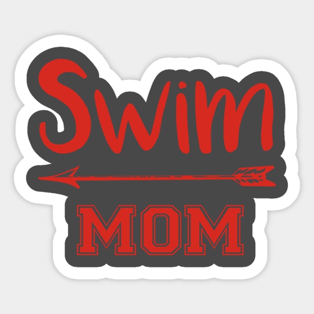 Swim mom Sticker by LND4design